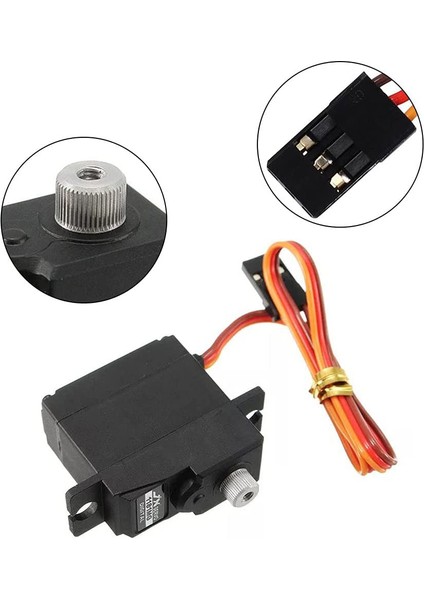 PDI-1181MG Servo 18G 3.5 kg Metal Dişli Dijital Servo ve Metal Servo Kolu Wpl C14 C24 Mn D90 MN99S Rc Araba Yükseltme Parçaları (Yurt Dışından)