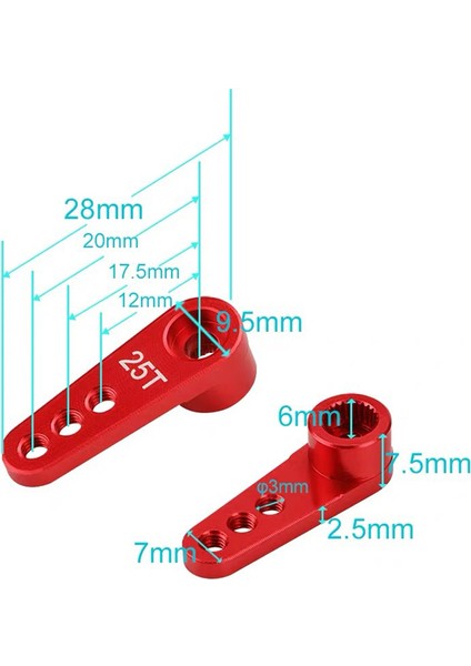 PDI-1181MG Servo 18G 3.5 kg Metal Dişli Dijital Servo ve Metal Servo Kolu Wpl C14 C24 Mn D90 MN99S Rc Araba Yükseltme Parçaları (Yurt Dışından)