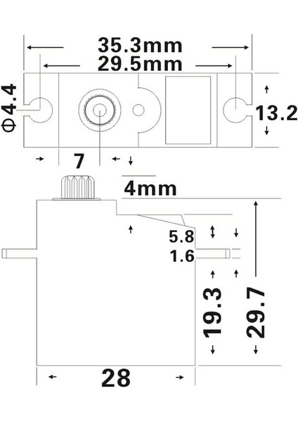 PDI-1181MG Servo 18G 3.5 kg Metal Dişli Dijital Servo ve Metal Servo Kolu Wpl C14 C24 Mn D90 MN99S Rc Araba Yükseltme Parçaları (Yurt Dışından)