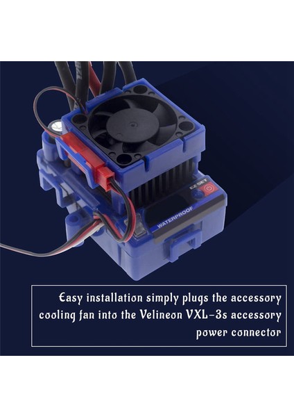 2 Adet Vxl-3s Velineon Esc Vxl-3 Vxl 3 S Isı Emici Soğutma Fanı Traxxas Bandit Rustler Stampede Slash 2WD/4X4 Vxl Parçaları (Yurt Dışından)