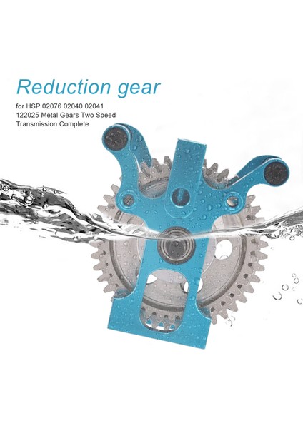 Hsp 02076 02040 02041 122025 Metal Dişliler Iki Hızlı Şanzıman Komple 1/10 Rc Model Araba Uçan Balık 94122 94102 (Yurt Dışından)