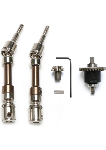 Cvd Ön Tekerlek Evrensel Tahrik Mili Modifiye Diferansiyel ile Wltoys 12428 12423 12427 1/12 Rc Araba Yükseltme Parçaları (Yurt Dışından)