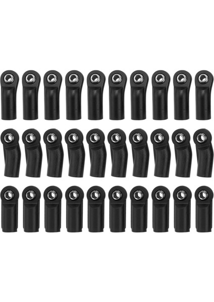 30 Adet Plastik M4 Çubuk Uçları Bağlantı Topları Kafa Bağlantı Eklemi 1/10 Rc Paletli Araba Eksenel SCX10 Iı 90046 Parçaları Aksesuarları (Yurt Dışından) fiyatları