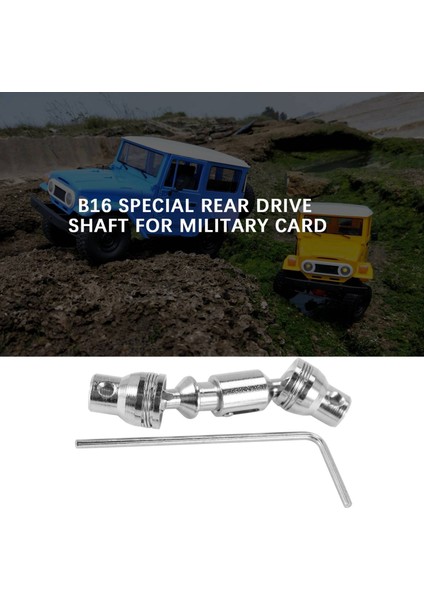 Yükseltme Yedek Parça Metal Tahrik Arka Aks Mili Seti Wpl 1/16 6WD B16 Rc Kamyon Araba Dayanıklı Mükemmel Parçalara ve Aksesuarlara Uyuyor Değiştirin (Yurt Dışından) fiyatları