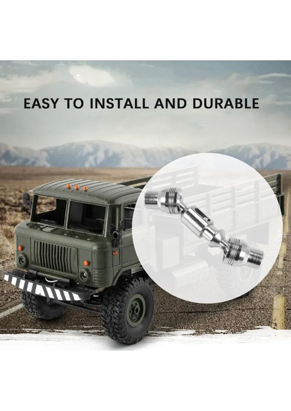Yükseltme Yedek Parça Metal Tahrik Arka Aks Mili Seti Wpl 1/16 6WD B16 Rc Kamyon Araba Dayanıklı Mükemmel Parçalara ve Aksesuarlara Uyuyor Değiştirin (Yurt Dışından) fırsatları