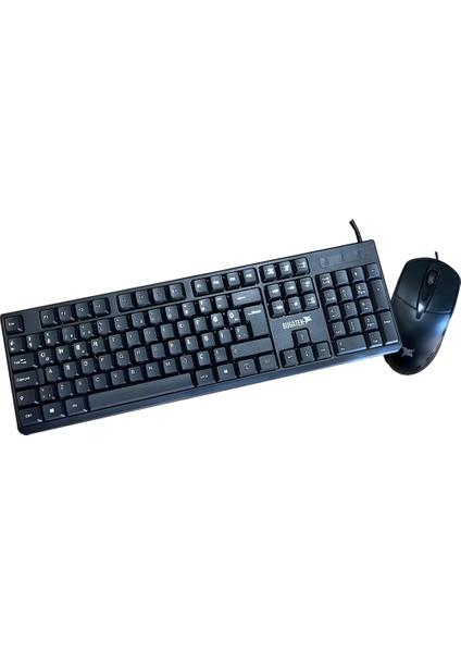 Bgrofs Kablolu Standart Klavye + Mouse Q Set