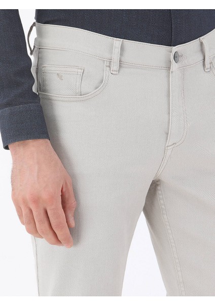 Taş Slim Fit Denim Pamuk Karışımlı Pantolon