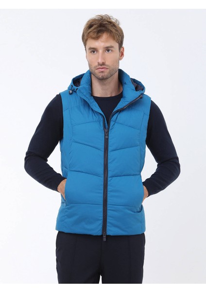 Saks Regular Fit Kapüşonlu Casual Dokuma Spor Yelek modelleri