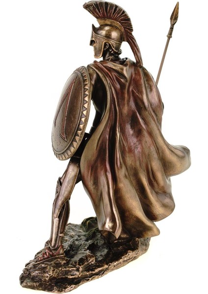 Mızrak ve Kalkanlı Leonidas Biblo 34 cm