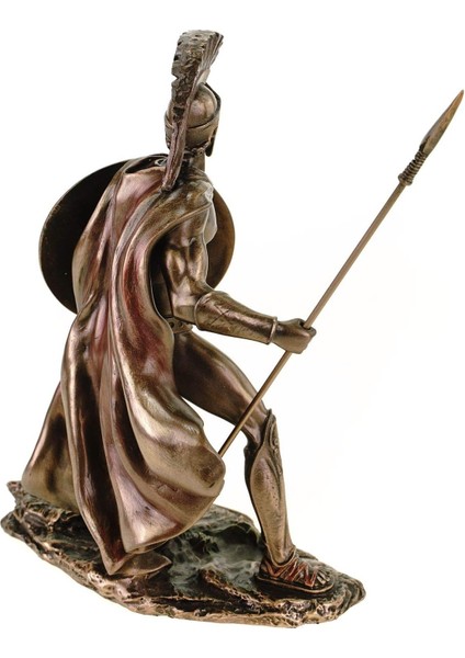 Mızrak ve Kalkanlı Leonidas Biblo 34 cm