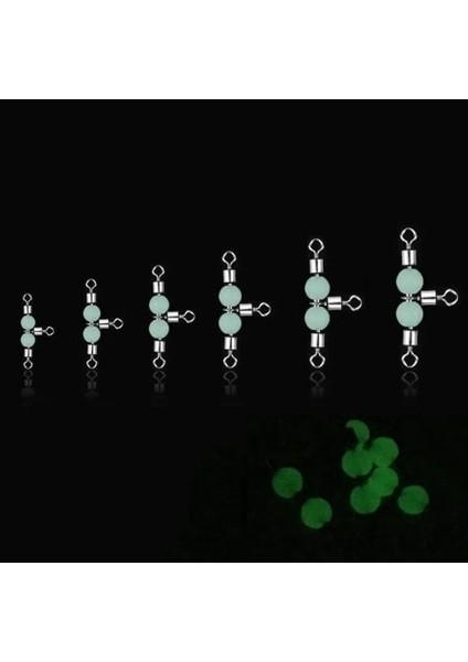 5049 Üçlü Boncuklu Fırdöndü 10'lu Paket Black Nikel