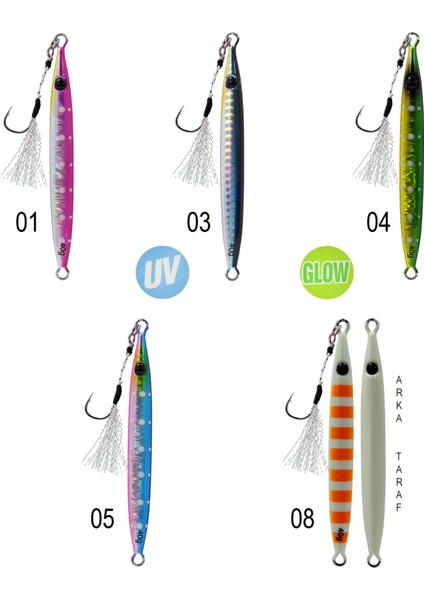 3631 Crawler Jigger 40GR Light Jig Suni Yem