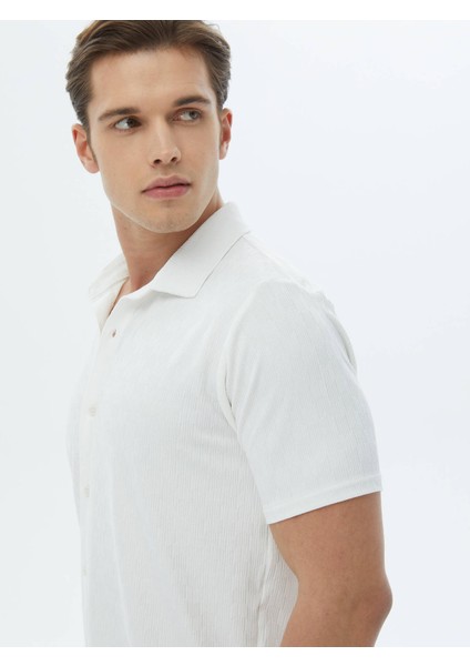 Ekru Regular Fit Casual Gömlek indirimleri