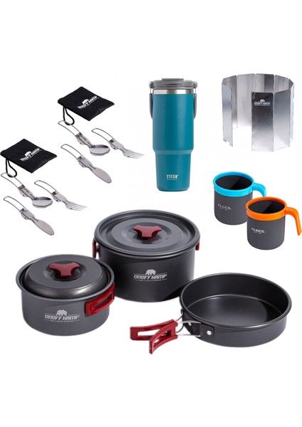 Doğada Kamp Mutfak Keyfi: Tüm Gereçler Bir Arada