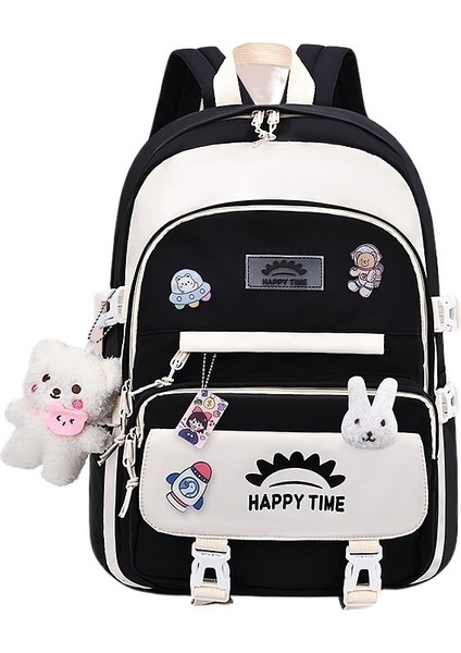 Kız Çocukların Yükünü Azaltmak Için Ilkokul Öğrencilerinin Okul Çantası, Üç Ila Altı Çocuk Için Birinci Sınıf Omurga Koruması, Kız Çocukları Için Ultra Hafif Dörtlü Basınç Tahliyesi (Yurt Dışından)