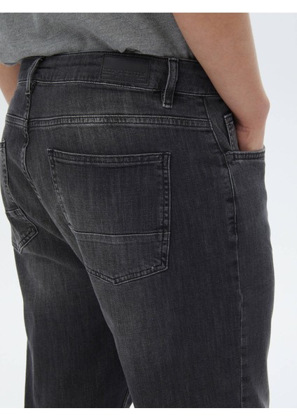 Antrasit Carrot Fit Denim Pamuk Karışımlı Pantolon fırsatları