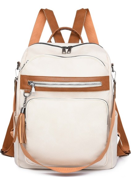 Kadın Işe Gidip Gelme Çok Yönlü Bilgisayar Çantası Öğrenci Okul Çantası, Yüksek Görünümlü, Büyük Kapasiteli Seyahat Sırt Çantası (Yurt Dışından)