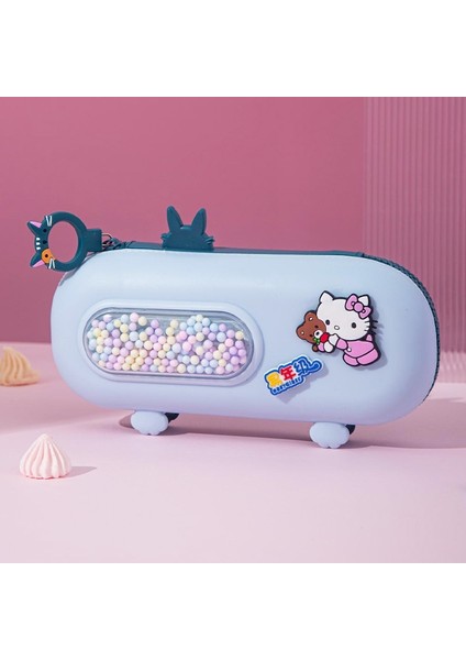 Yaratıcı Kabarcık Makinesi Kırtasiye Kutusu Çift Katmanlı Çok Fonksiyonlu Ekstra Büyük Kapasiteli Kalem Kutusu (Yurt Dışından)