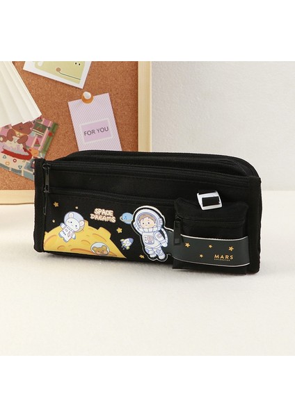 Büyük Kapasiteli Karikatür Kalem Kutusu Kız Yüksek Görünümlü Ilkokul Öğrencisi Kalem Kutusu (Yurt Dışından)