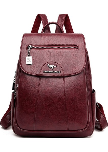 Büyük Kapasiteli Gündelik Omuz Çantası, Şık Üniversite Öğrencisi Seyahat Çantası (Yurt Dışından)