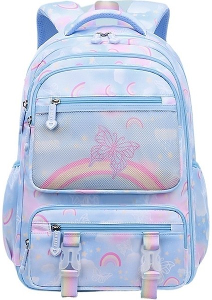 Yeni Ilkokul Öğrencisi Okul Çantası Kızlar Sınıf 1-3-6 Hafif Yan Buzdolabı Kapı Çocuk Rahat Sırt Çantası (Yurt Dışından)