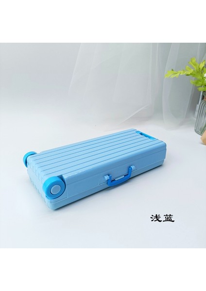 Tramvay Kutusu Şekli Çift Katmanlı Büyük Kapasiteli Kırtasiye Kutusu Yaratıcı Kırtasiye Malzemesi Saklama Kutusu (Yurt Dışından)