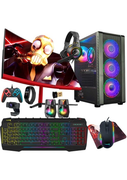 TX5425 I5 6400 16GB Ram 512GB SSD 4gb GTX750TI 23.6 Inç 100Hz Curved Oyuncu Masaüstü Bilgisayarı