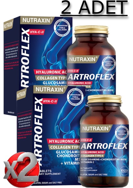 2 Adet Nutraxin Artroflex Hya-C-Iı 90 Adet Tablet