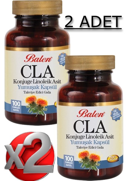 2 Adet Cla (Konjuge Linoleik Asit) Yumuşak Kapsül