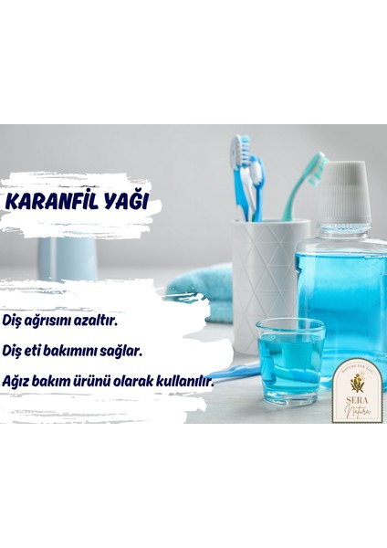 Sera Natura Karanfil Uçucu Yağı %100 Saf 10 Ml.