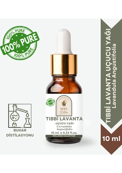 Sera Natura Tıbbi Lavanta Uçucu Yağı 10 Ml. %100 Saf