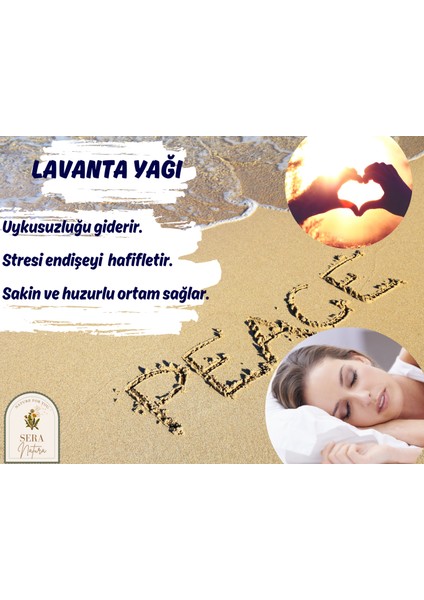 Sera Natura Tıbbi Lavanta Uçucu Yağı 10 Ml. %100 Saf