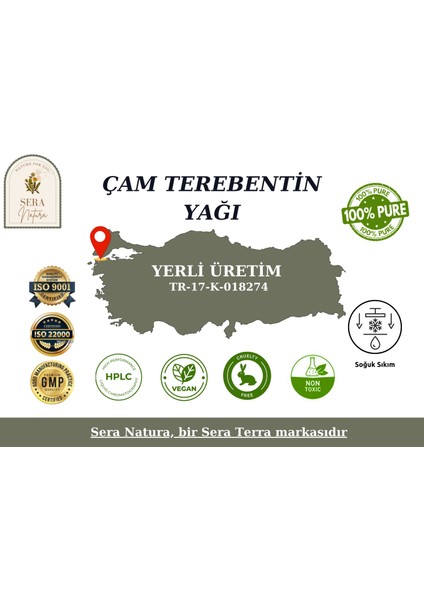 Çam Terebentin Yağı 30 Ml. %100 Saf fiyatları