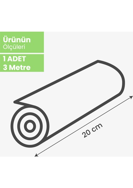 Vakum Torbası Tırtıklı Rulo, En:20cm Boy:3m