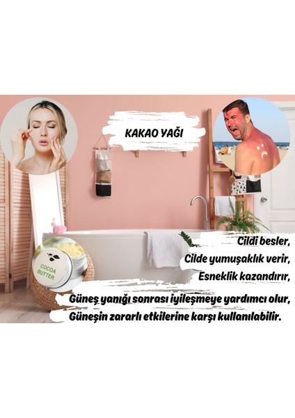 Kakao Yağı 210 Ml. %100 Saf