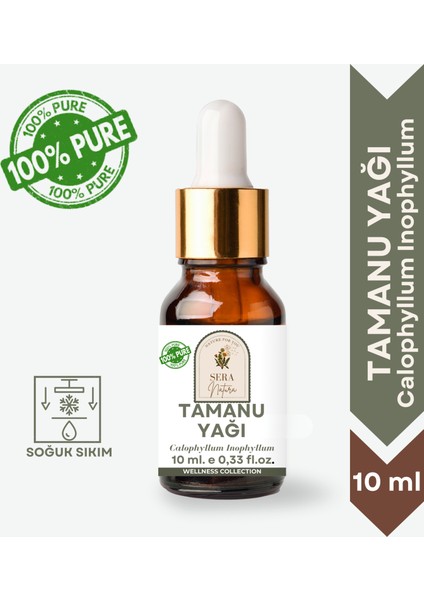 Tamanu Yağı 10 Ml. %100 Saf