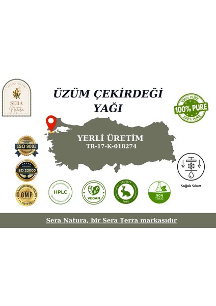 Üzüm Çekirdeği Yağı 30 Ml. %100 Saf fiyatları