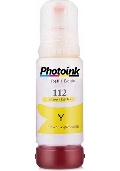 Epson L6550 Sarı Muadil Mürekkep 112 - 70 ml