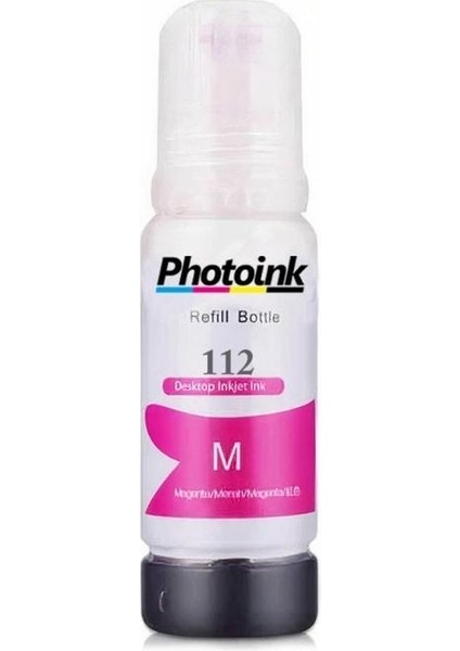 Epson L6580 Kırmızı Muadil Mürekkep 112 - 70 ml