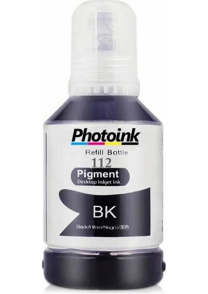 Epson L6460 Siyah Muadil Mürekkep 112 - 127 ml