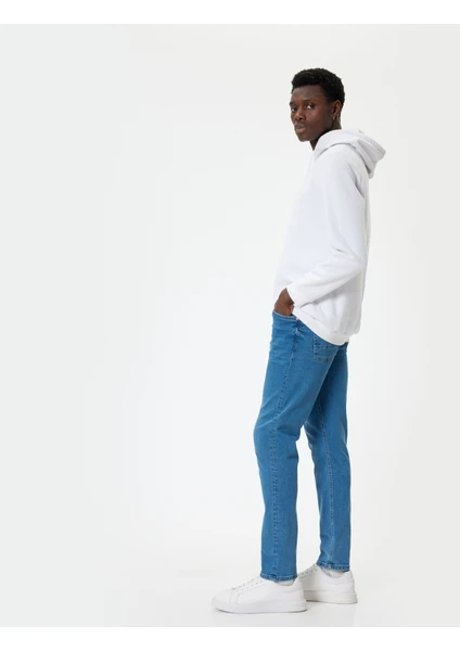 Slim Fit Kot Pantolon - Brad Jean