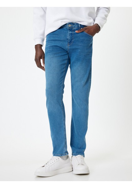 Slim Fit Kot Pantolon - Brad Jean