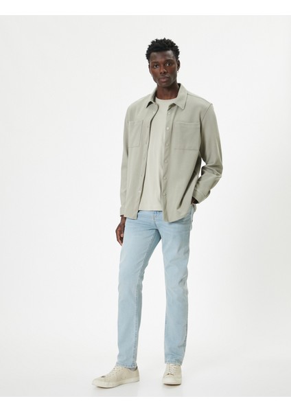 Slim Fit Kot Pantolon - Brad Jean fiyatları