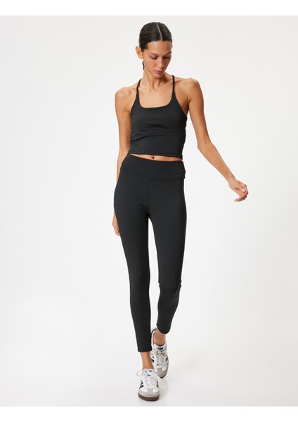 Basic Sporcu Taytı Yüksek Bel Bilek Boy Dar Kesim fiyatları