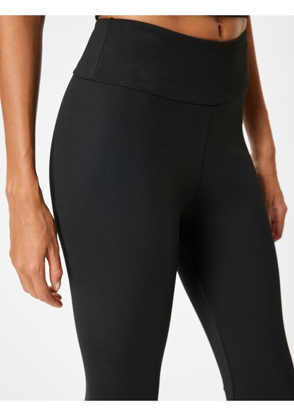 Basic Sporcu Taytı Yüksek Bel Bilek Boy Dar Kesim indirimleri