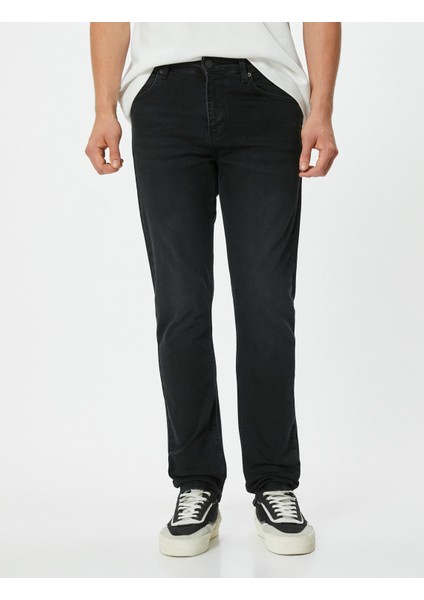 Slim Fit Kot Pantolon - Brad Jean