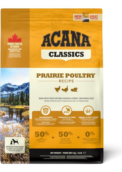Classics - Prairie Poultry Köpek Maması 2 kg
