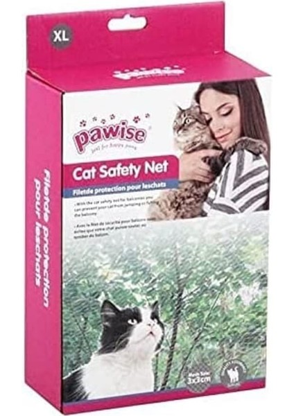 Kediler Için Balkon ve Pencere Koruma Ağı 3X3M