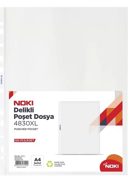 A4 Poşet Dosya XL100'lü 4830XL