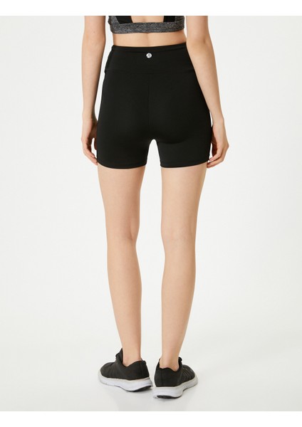 Spor Biker Tayt Ekstra Mini Yüksek Bel Baskılı Slim Fit fırsatları